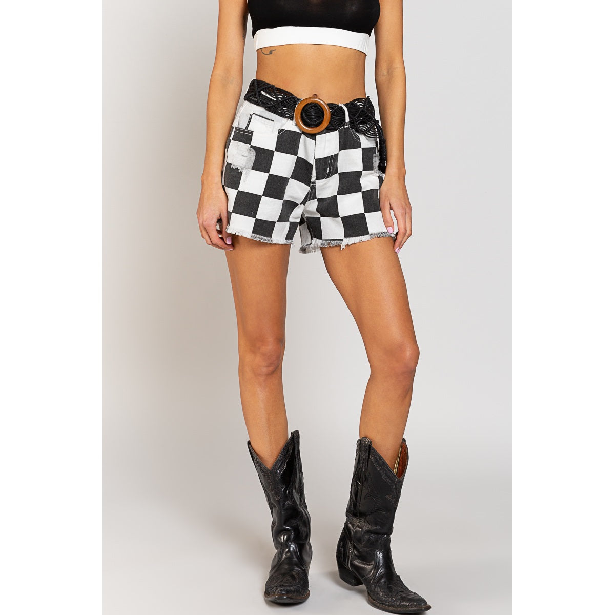 CHECKER SHORTS