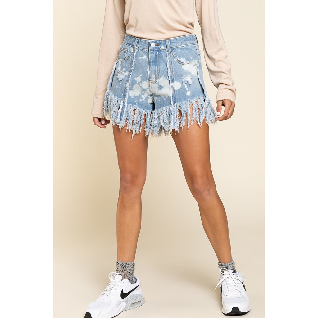 CLOUD DENIM SHORTS